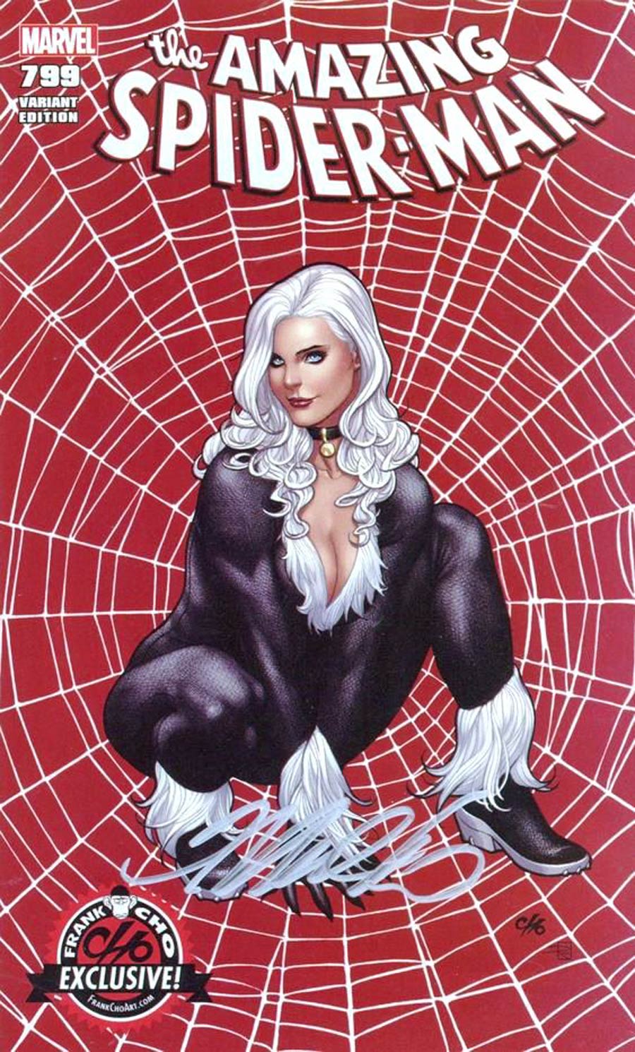 Amazing Spider-Man Vol 4 #799 Cover F Frank Cho Exclusive Variant Cover Signed Frank Cho With COA