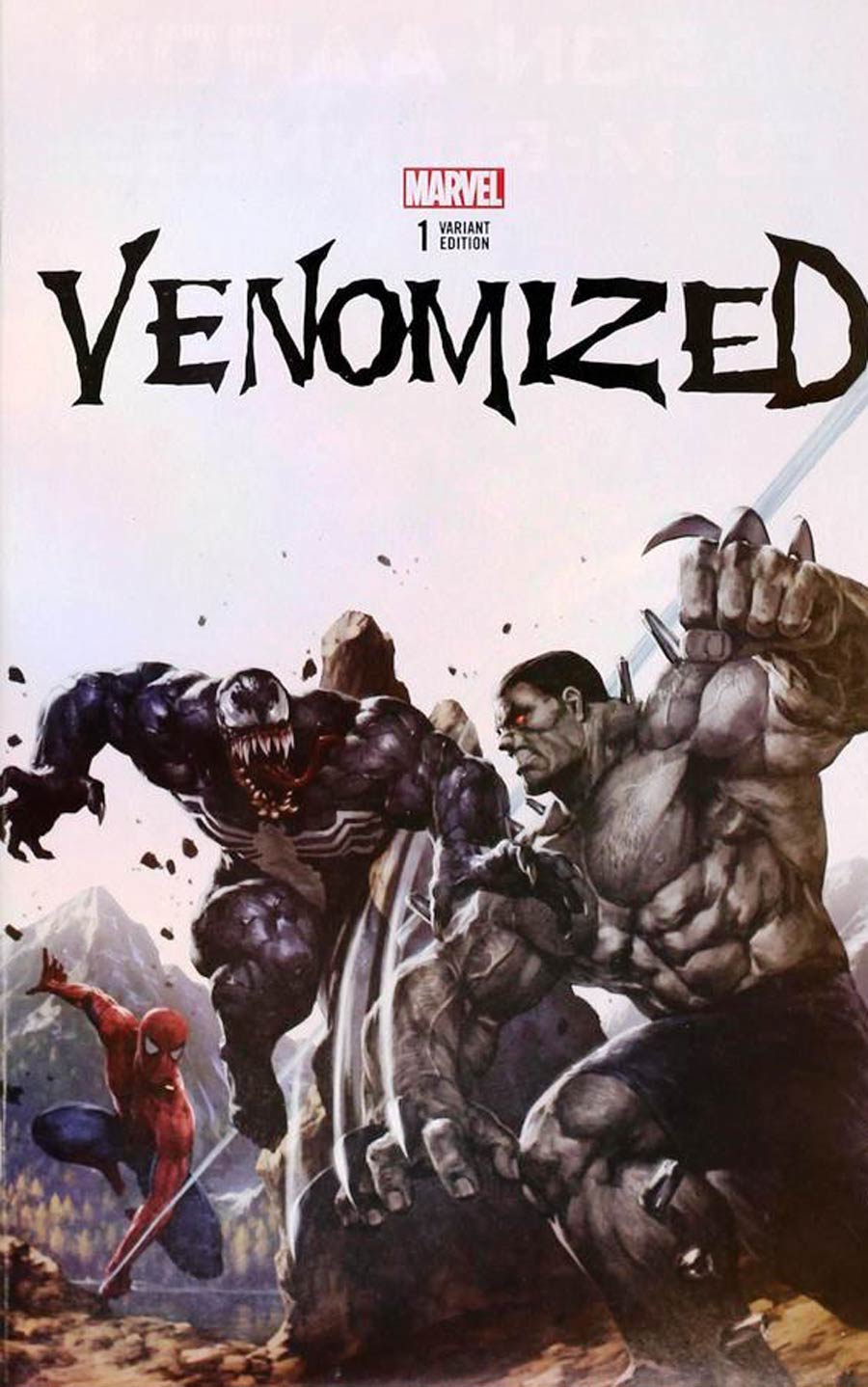 Venomized #1 Cover K Skan Variant White Cover