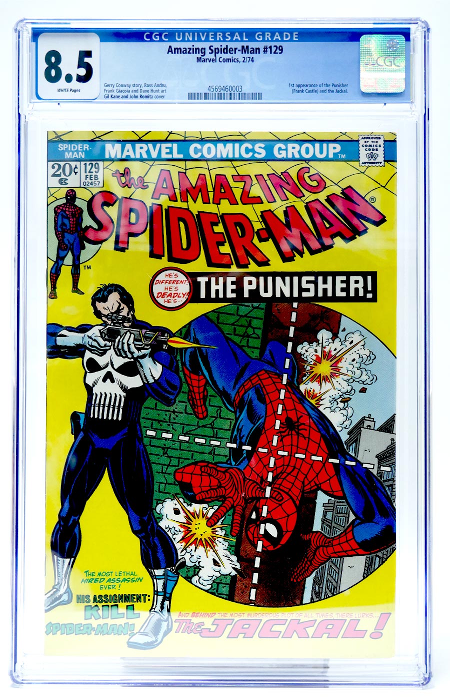 Amazing Spider-Man #129 Cover O Regular Cover CGC 8.5