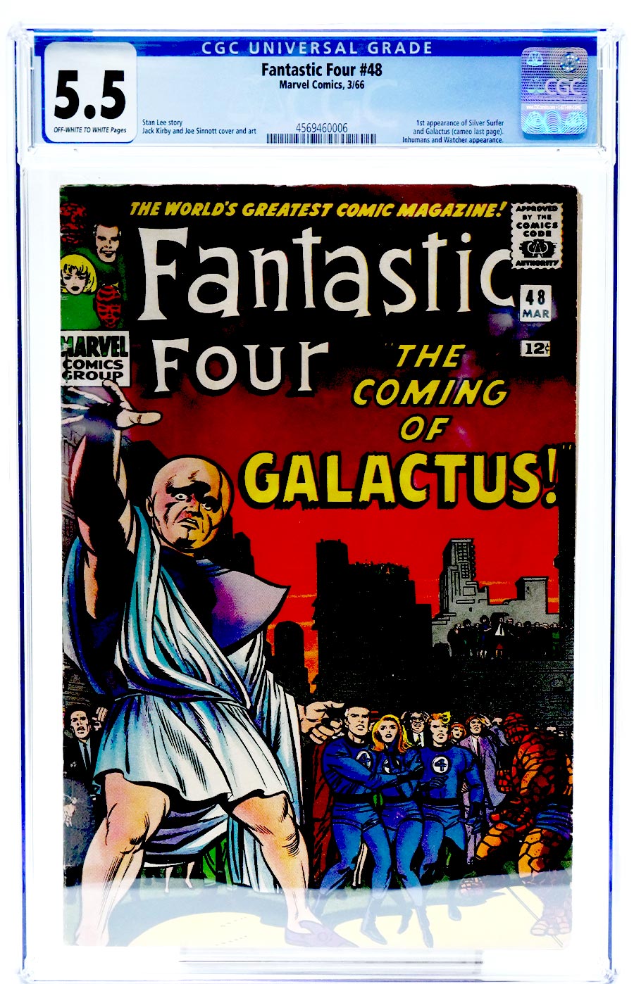 Fantastic Four #48 Cover H CGC 5.5 1st Ptg