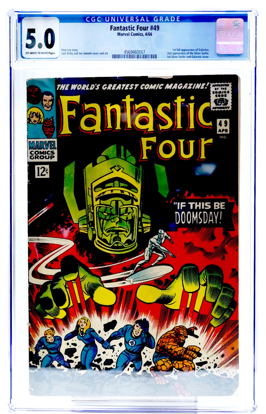 Fantastic Four #49 Cover G CGC 5.0
