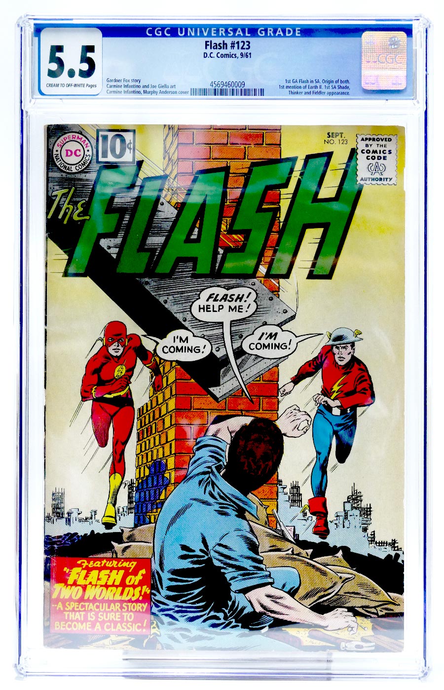 Flash #123 Cover F CGC 5.5