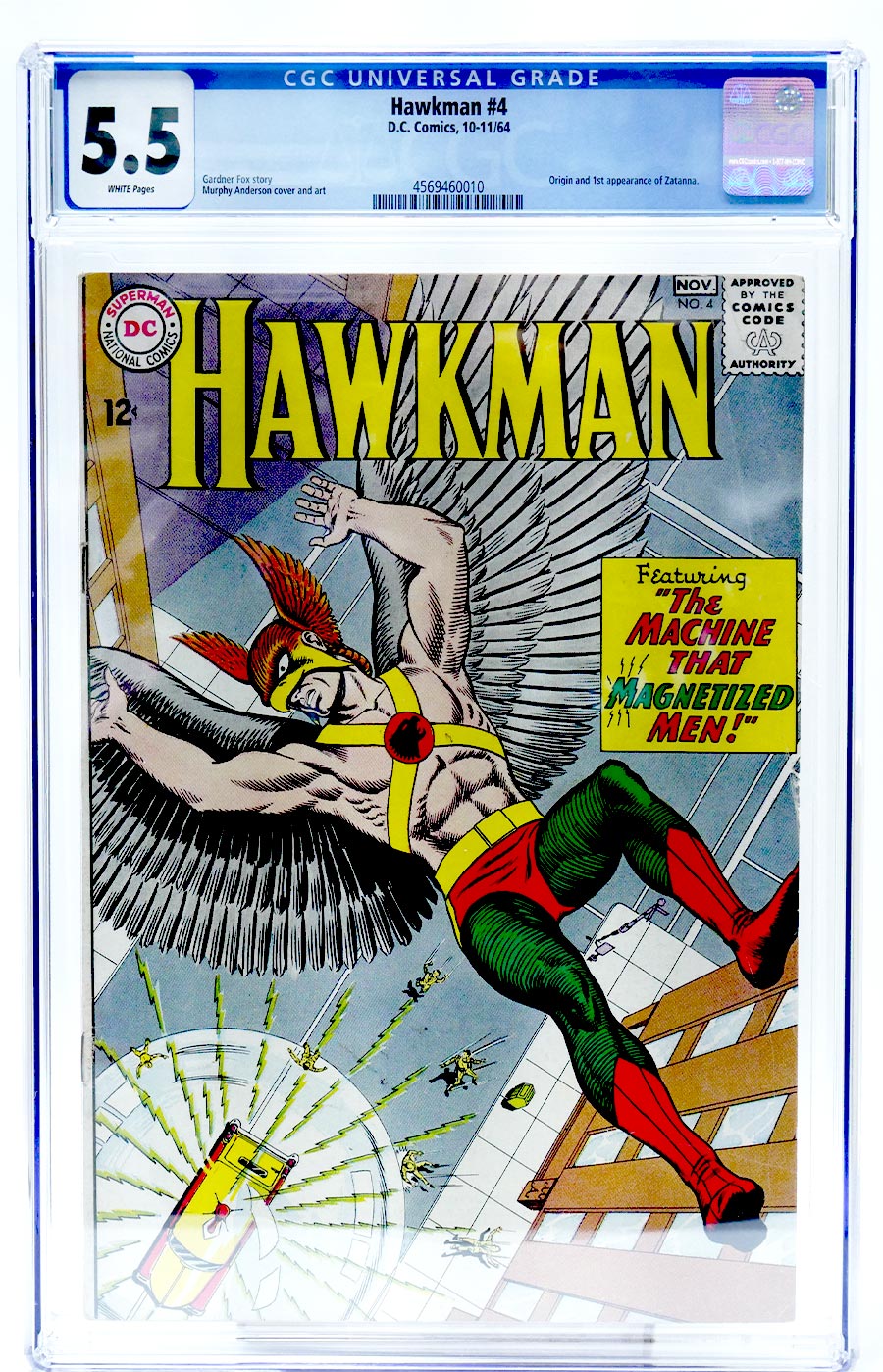 Hawkman #4 Cover B CGC 5.5