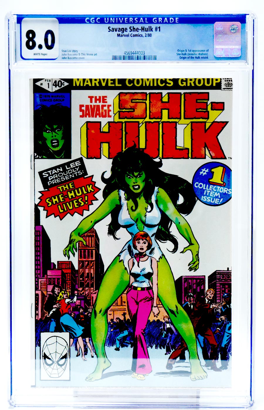 Savage She-Hulk #1 Cover E CGC 8.0