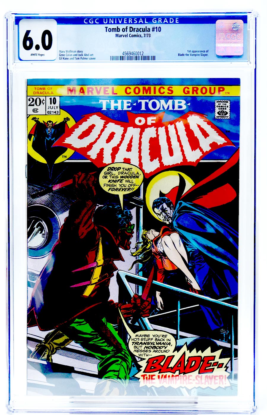 Tomb Of Dracula #10 Cover E CGC 6.0