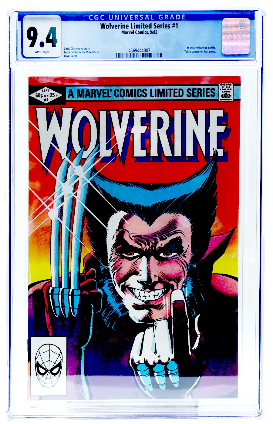 Wolverine #1 Cover O CGC 9.4