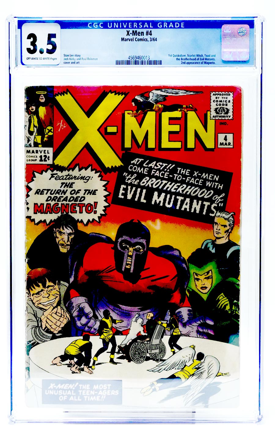 X-Men Vol 1 #4 Cover G CGC 3.5