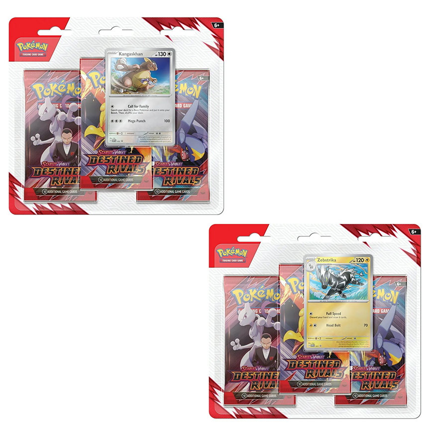 Pokemon Scarlet And Violet 10 Destined Rivals 3-Pack Blister