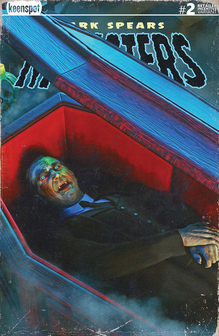 Mark Spears Monsters #2 Cover L 3rd Ptg B Incentive Mark Spears Waking The Dead Variant Cover