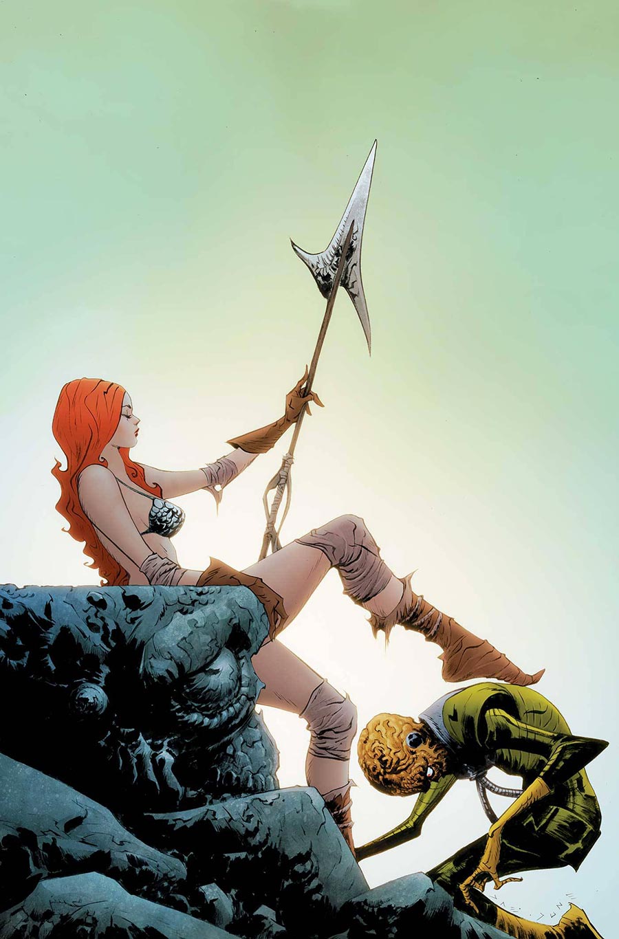 Red Sonja Attacks Mars #4 Cover L Incentive Jae Lee Virgin Cover