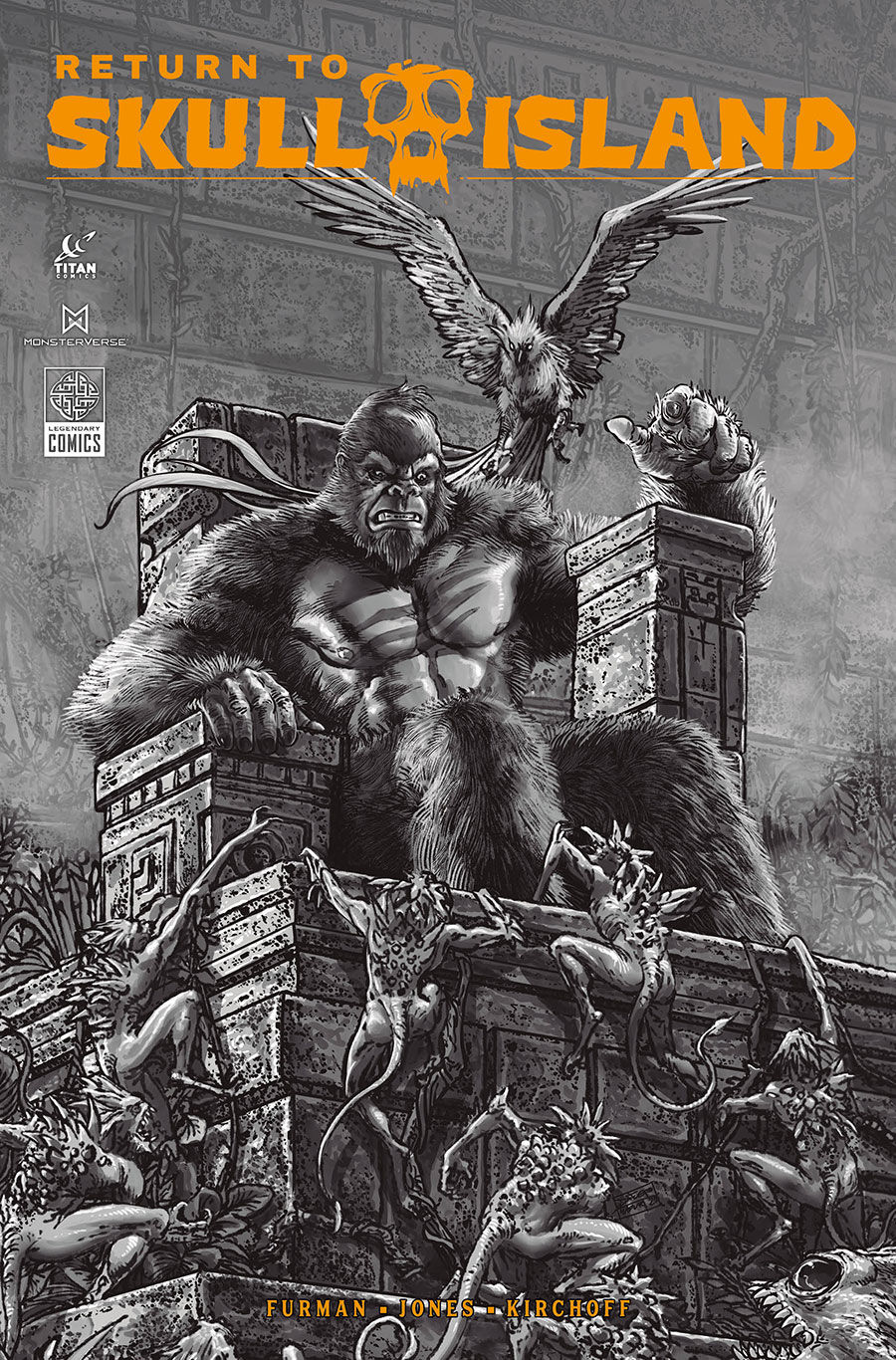 Return To Skull Island #2 Cover D Variant Diego Yapur Inks Cover
