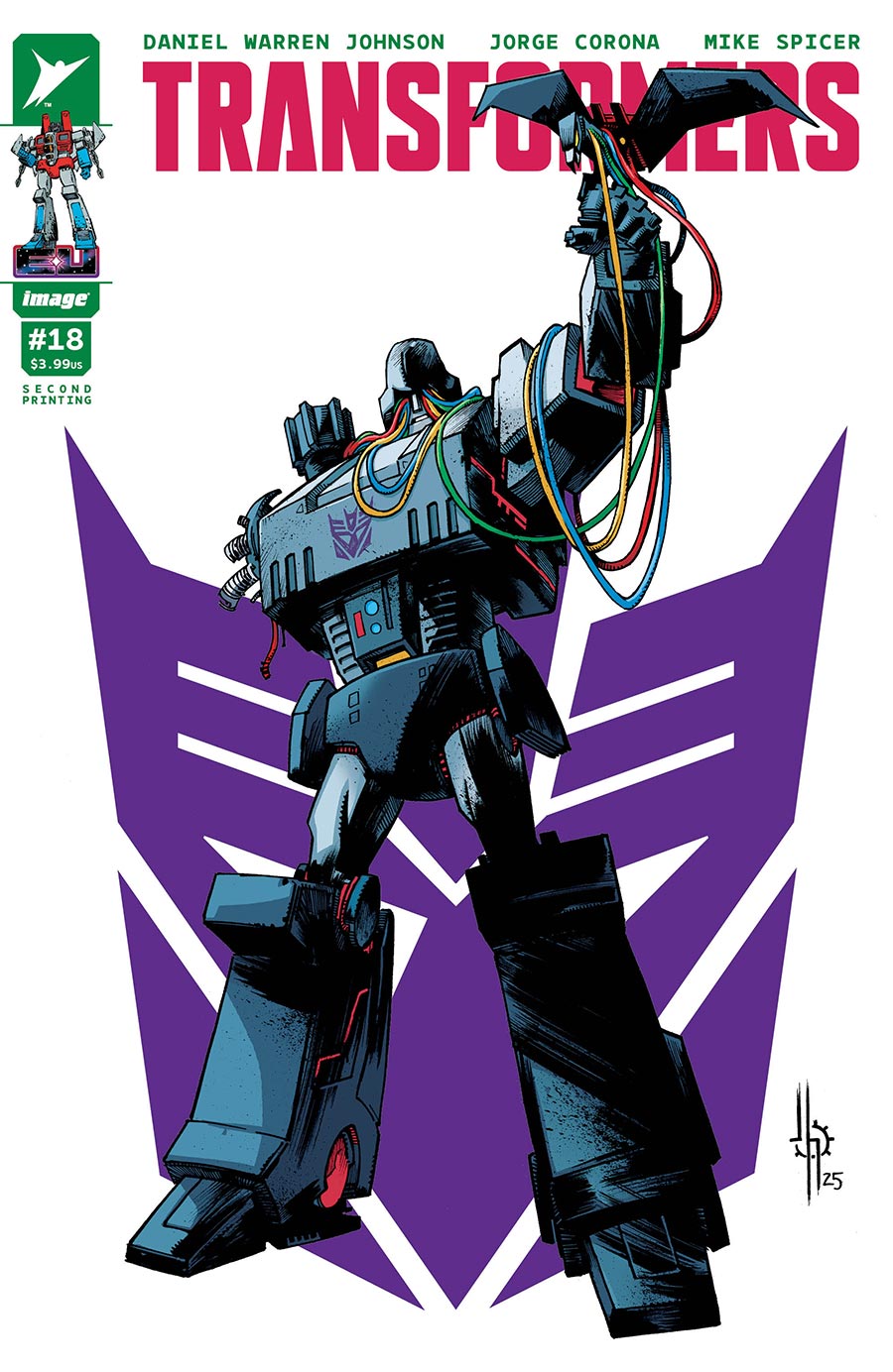 Transformers Vol 5 #18 Cover G 2nd Ptg A Jason Howard Decepticon Variant Cover