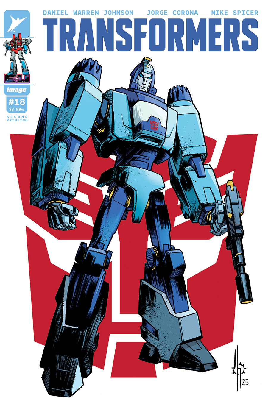 Transformers Vol 5 #18 Cover H 2nd Ptg B Jason Howard Autobot Variant Cover
