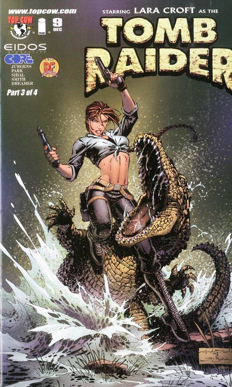 Tomb Raider #9 Cover D DF Exclusive Variant Cover With COA