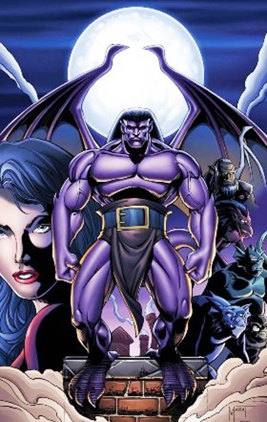 Gargoyles Vol 3 #1 Cover Z-K Marat Mychaels Virgin Variant Cover
