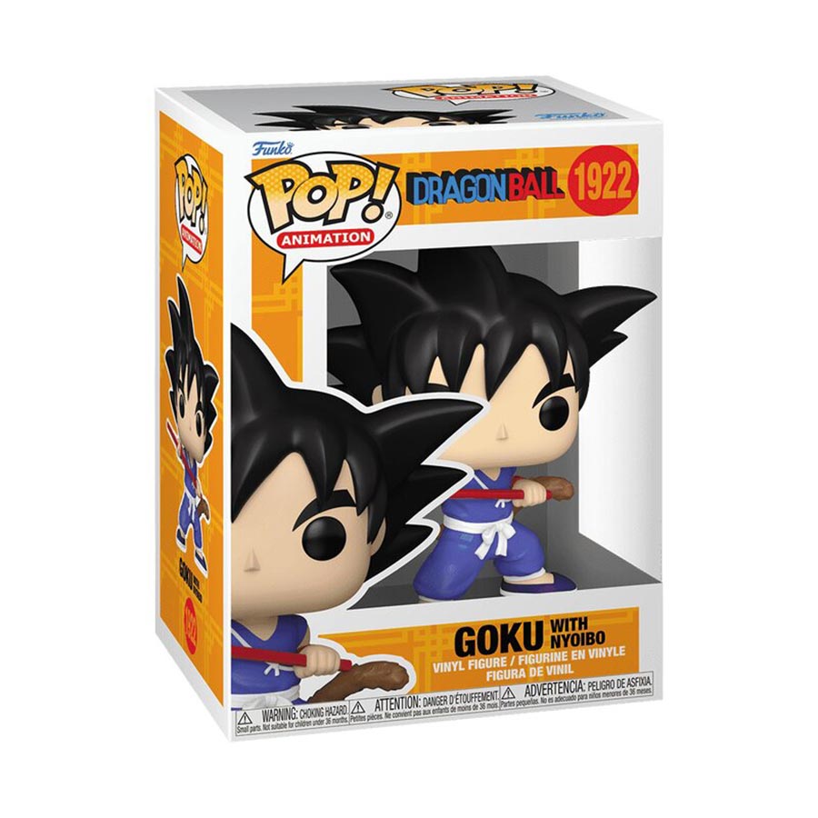 POP Animation Dragon Ball Goku With Nyoibou Vinyl Figure