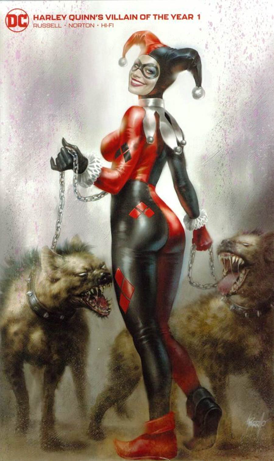 Harley Quinn Villain Of The Year #1 Cover H Lucio Parrillo Variant Cover Classic Costume