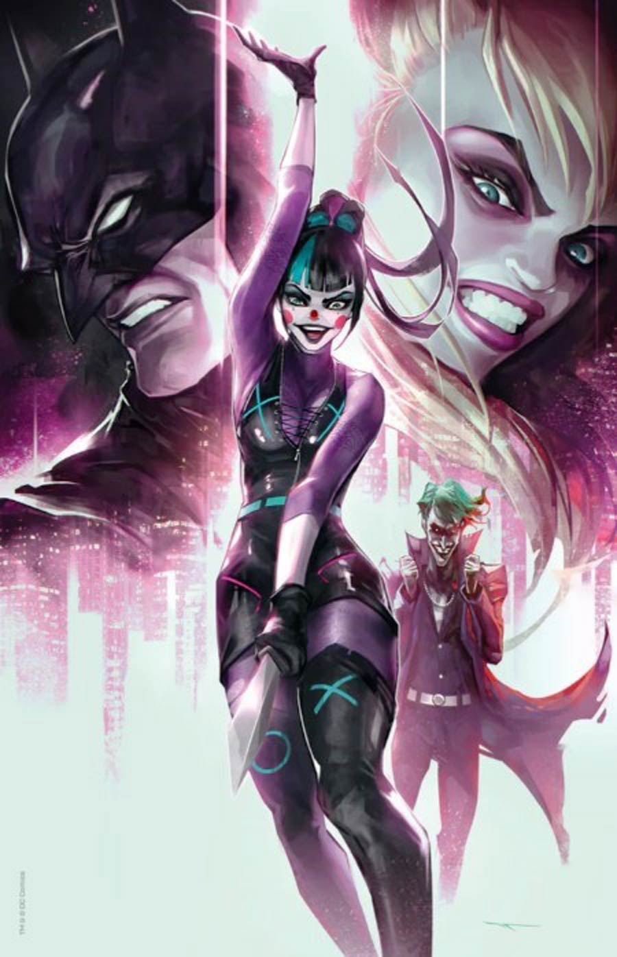 Punchline The Gotham Game #2 Cover H Ivan Tao Virgin Variant Cover