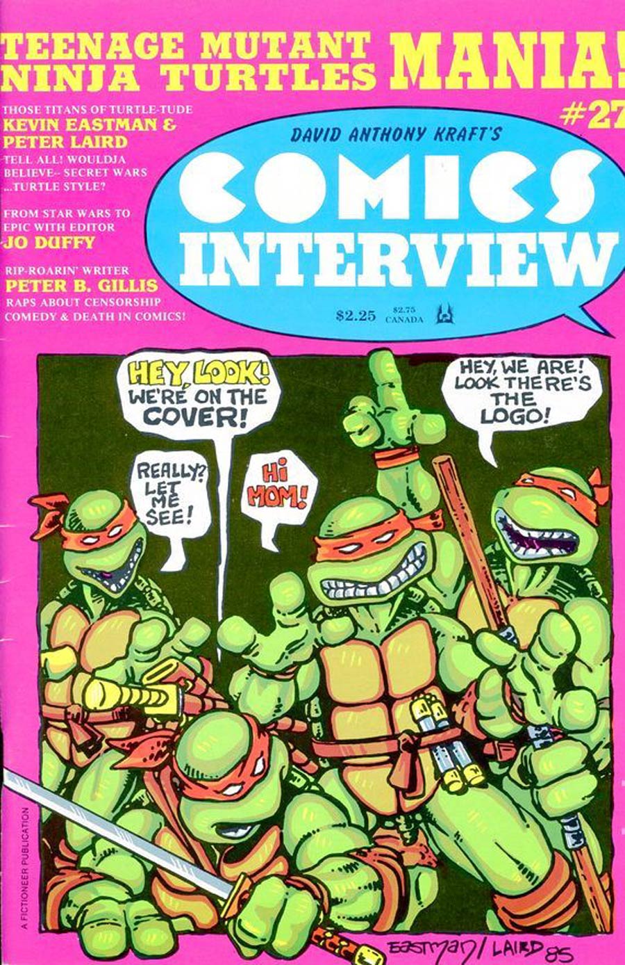 Comics Interview #27 Cover A Regular