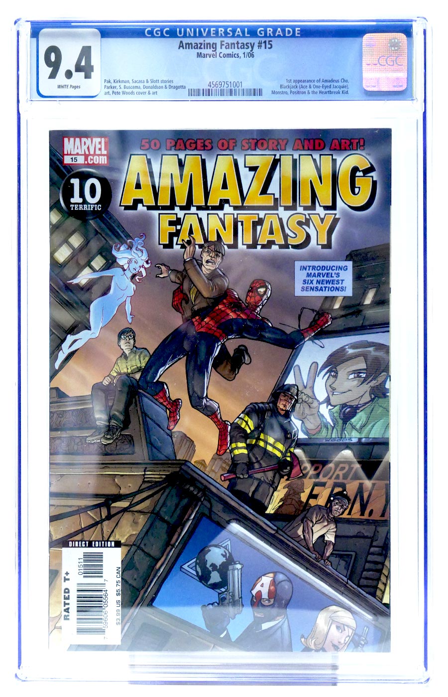 Amazing Fantasy Vol 2 #15 Cover B CGC 9.4