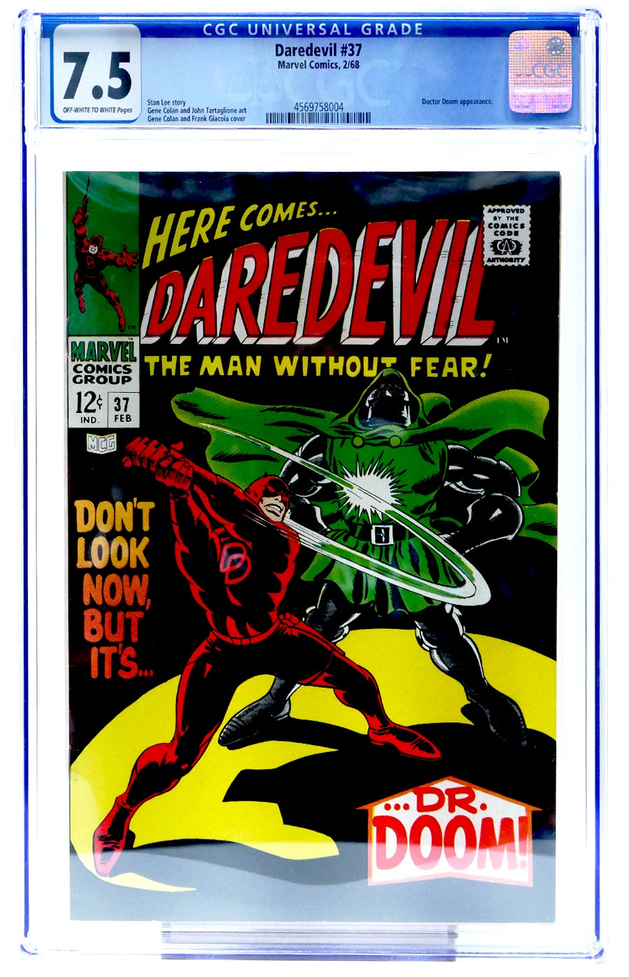 Daredevil #37 Cover B CGC 7.5