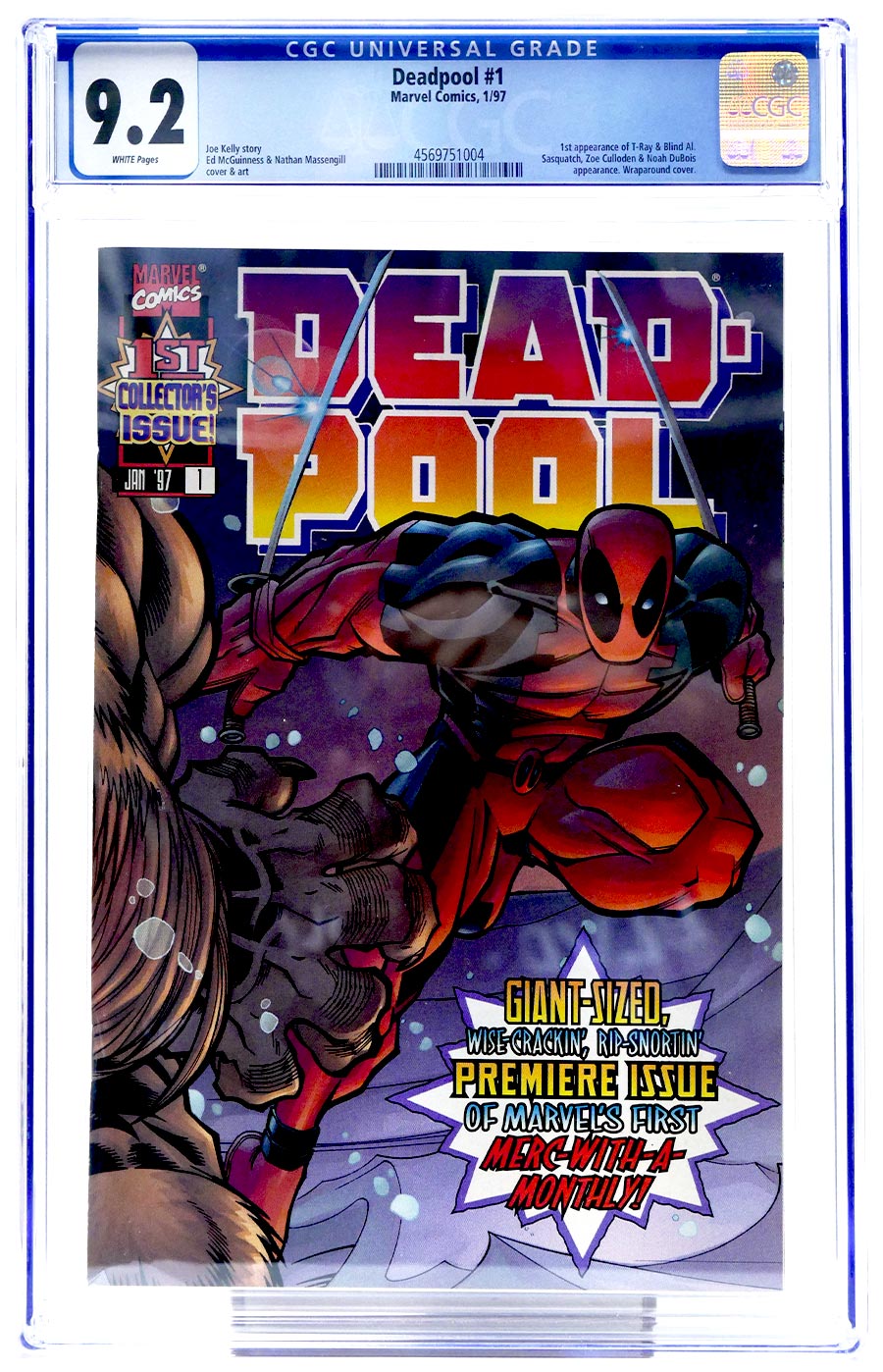 Deadpool Vol 2 #1 Cover I CGC 9.2