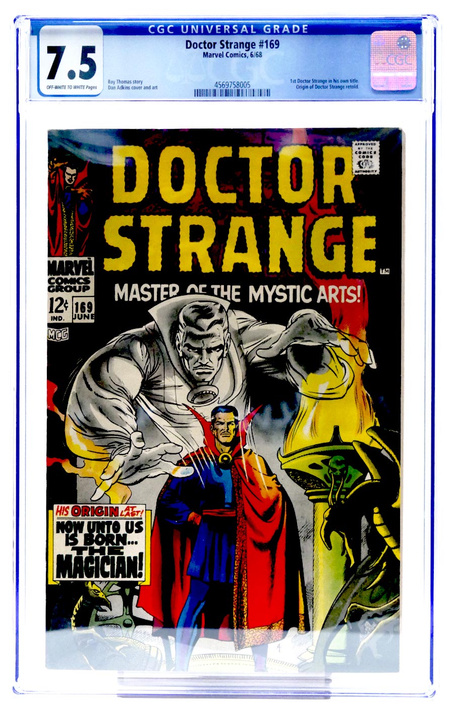 Doctor Strange #169 Cover B CGC 7.5
