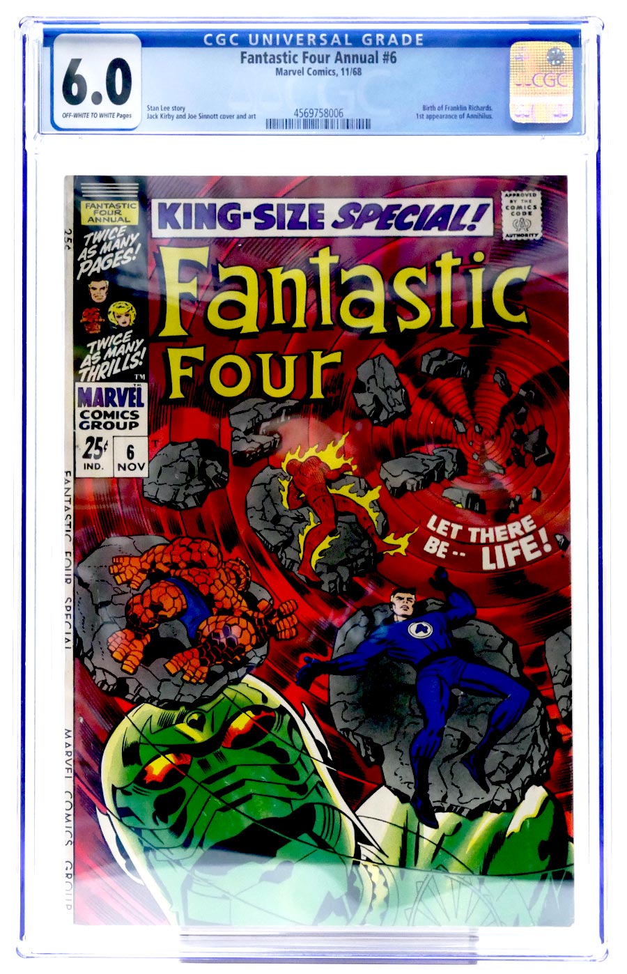 Fantastic Four Special #6 Cover D Regular Edition CGC 6.0