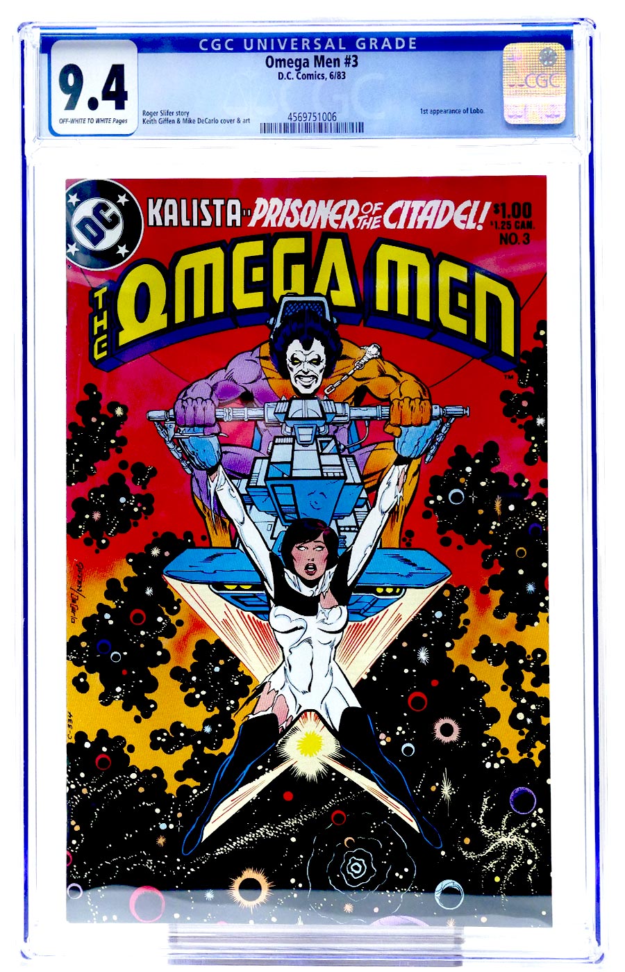 Omega Men #3 Cover D CGC 9.4