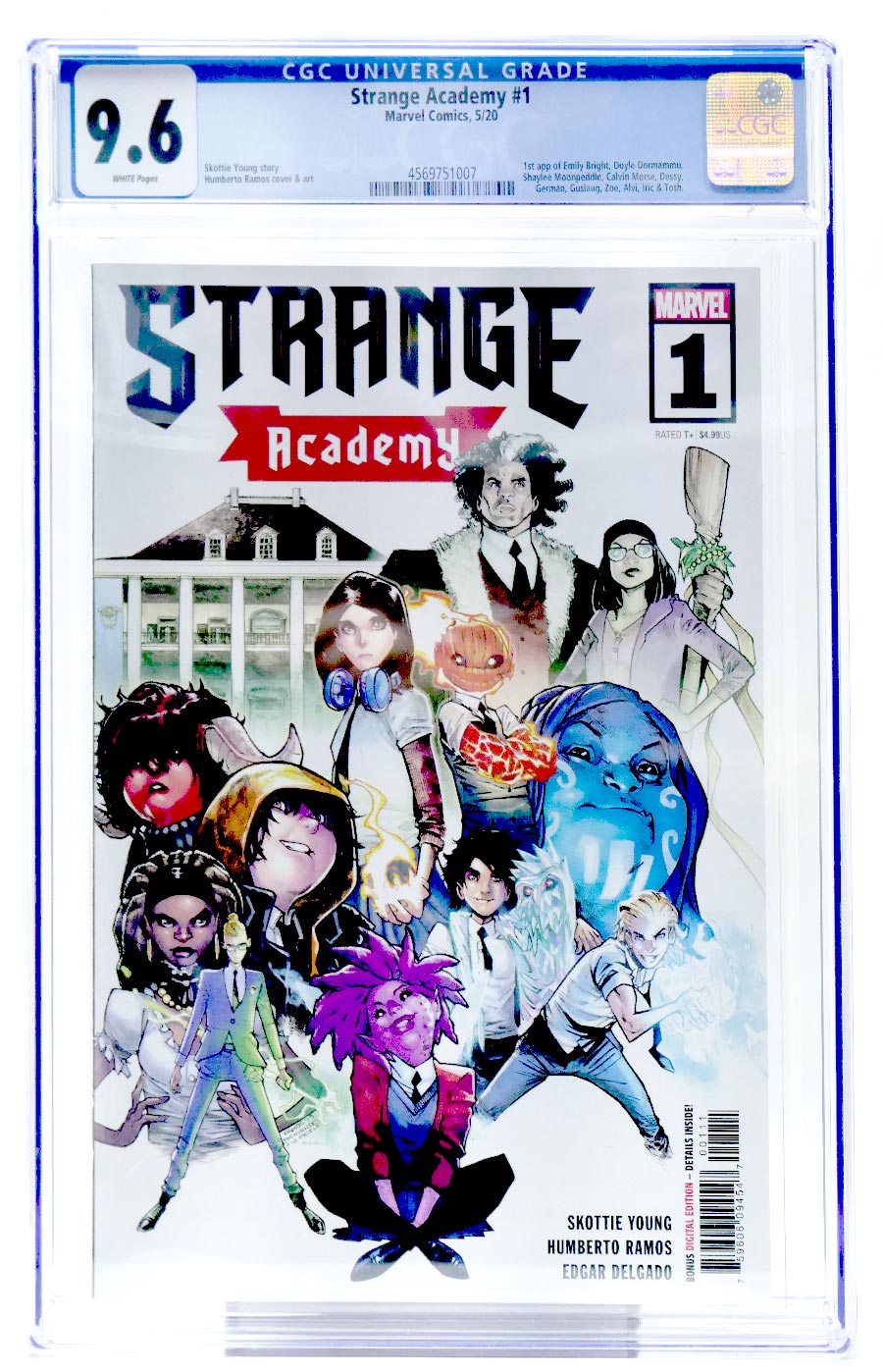 Strange Academy #1 Cover O 1st Ptg Regular Humberto Ramos Cover CGC 9.6