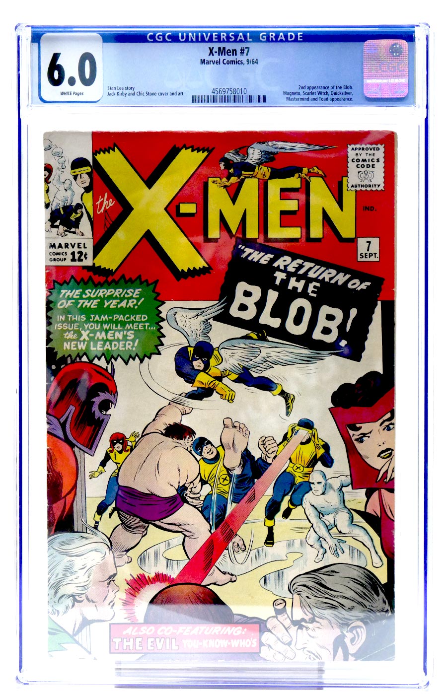 X-Men Vol 1 #7 Cover C CGC 6.0