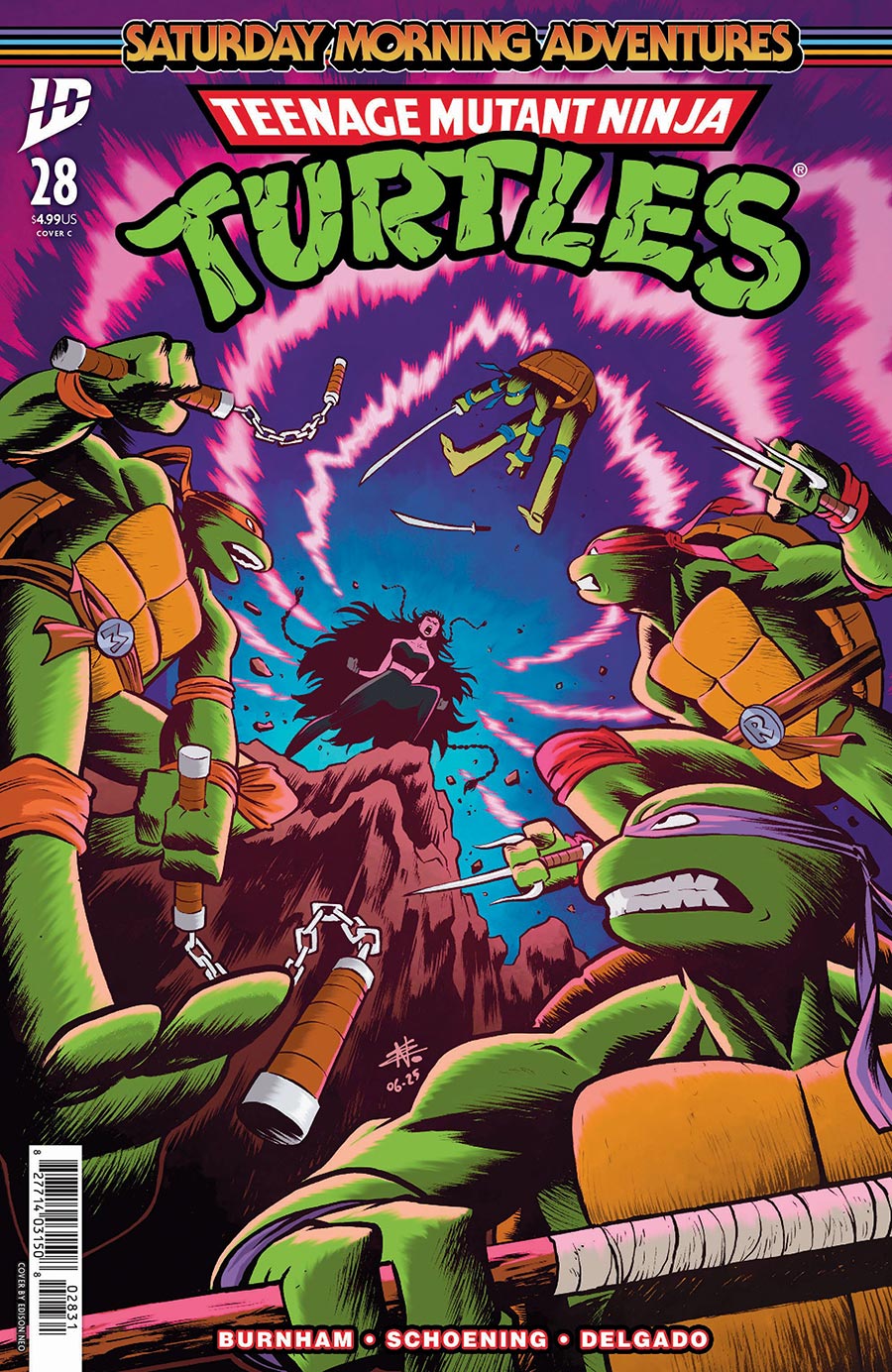 Teenage Mutant Ninja Turtles Saturday Morning Adventures Continued #28 Cover C Variant Cover