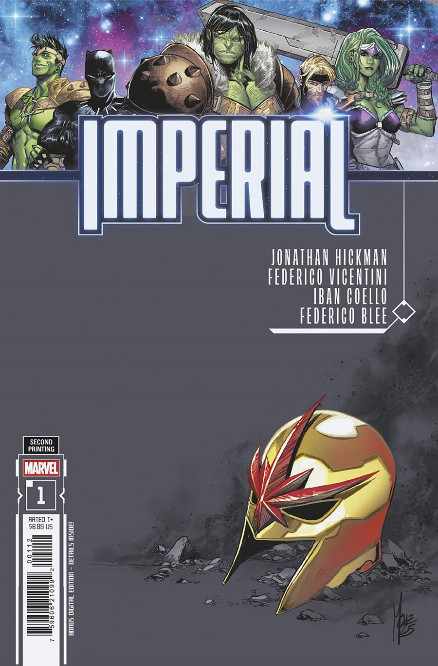 Imperial #1 Cover L 2nd Ptg Marco Checchetto Variant Cover