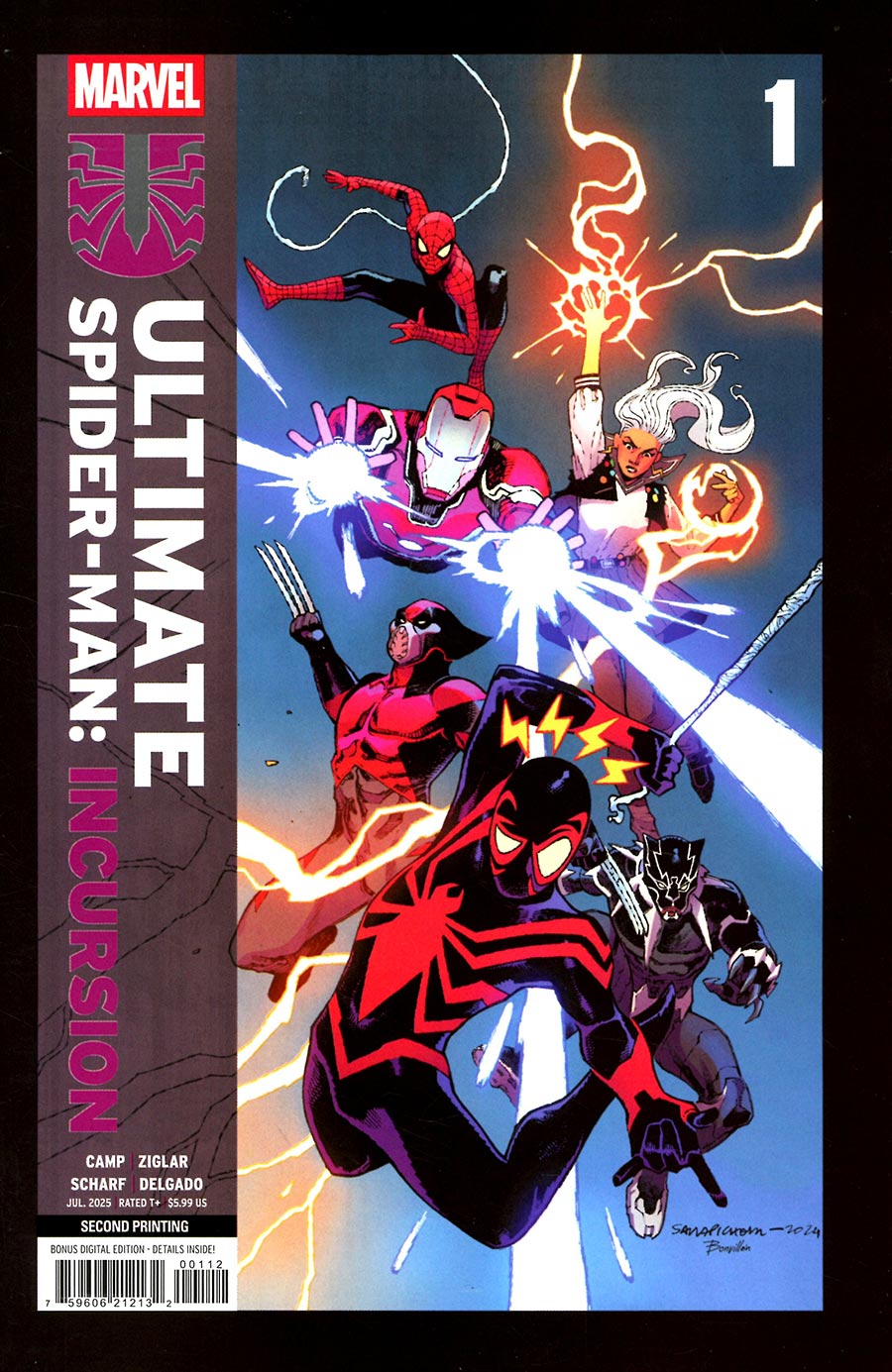 Ultimate Spider-Man Incursion #1 Cover I 2nd Ptg Sara Pichelli Variant Cover