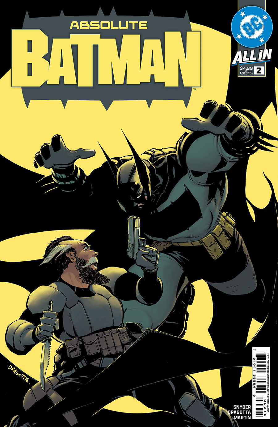 Absolute Batman #2 Cover P 5th Ptg Nick Dragotta Logo Color Variant Cover (DC All In)