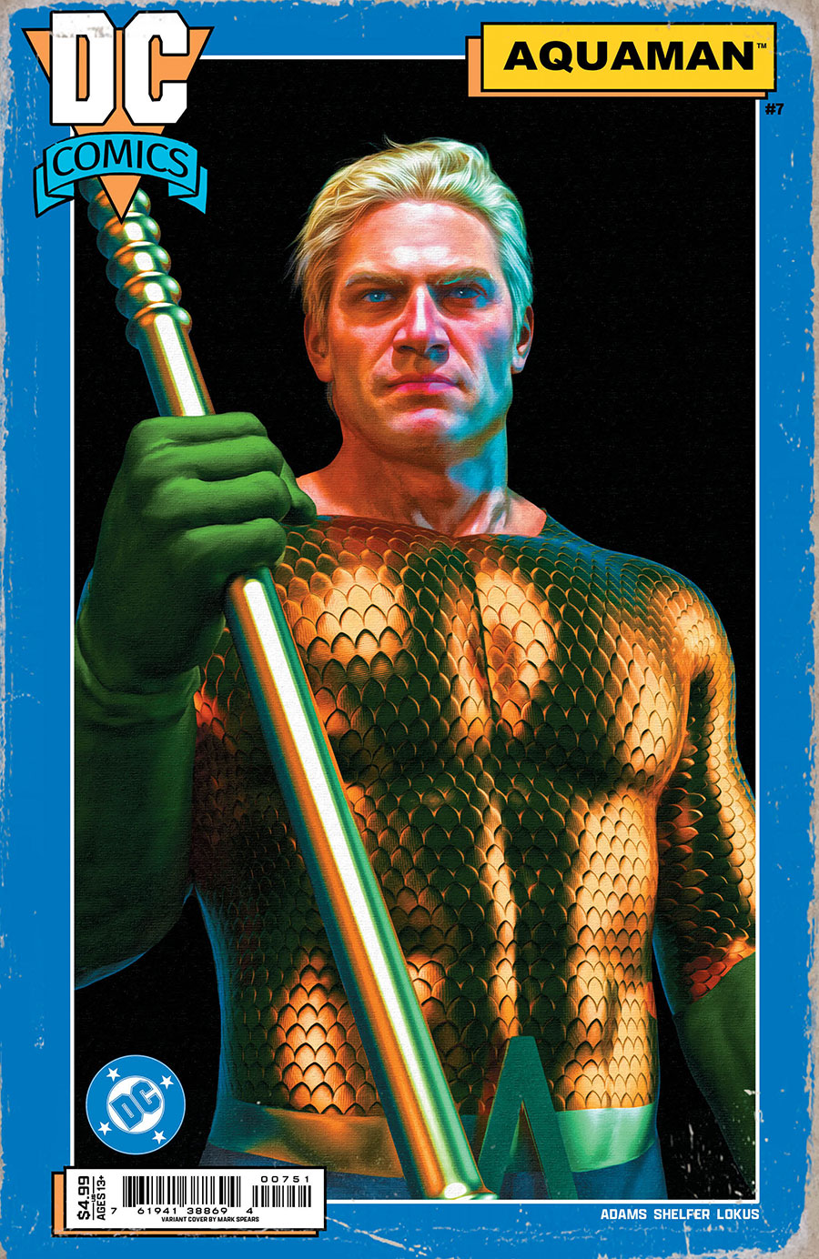 Aquaman Vol 7 #7 Cover E Variant Mark Spears Card Stock Cover (DC All In)