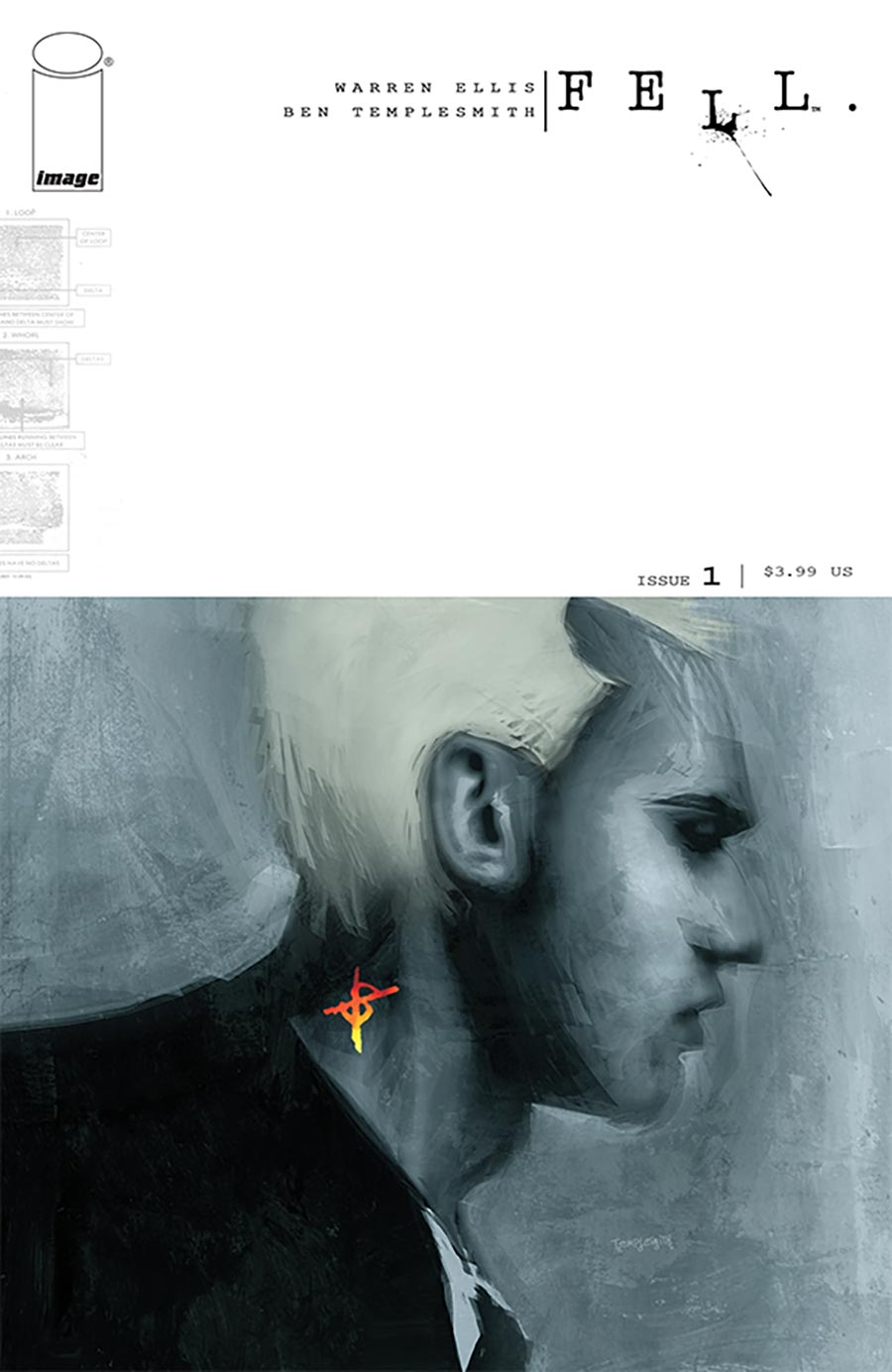 Fell #1 Facsimile Edition Cover B Variant Ben Templesmith Foil Cover