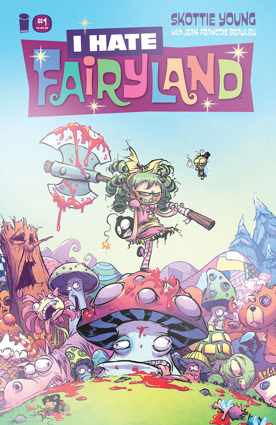 I Hate Fairyland #1 Facsimile Edition Cover B Variant Skottie Young Foil Cover