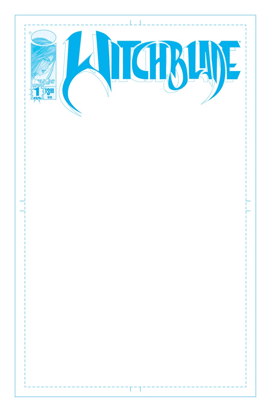 Witchblade #1 Facsimile Edition Cover C Variant Blank Cover