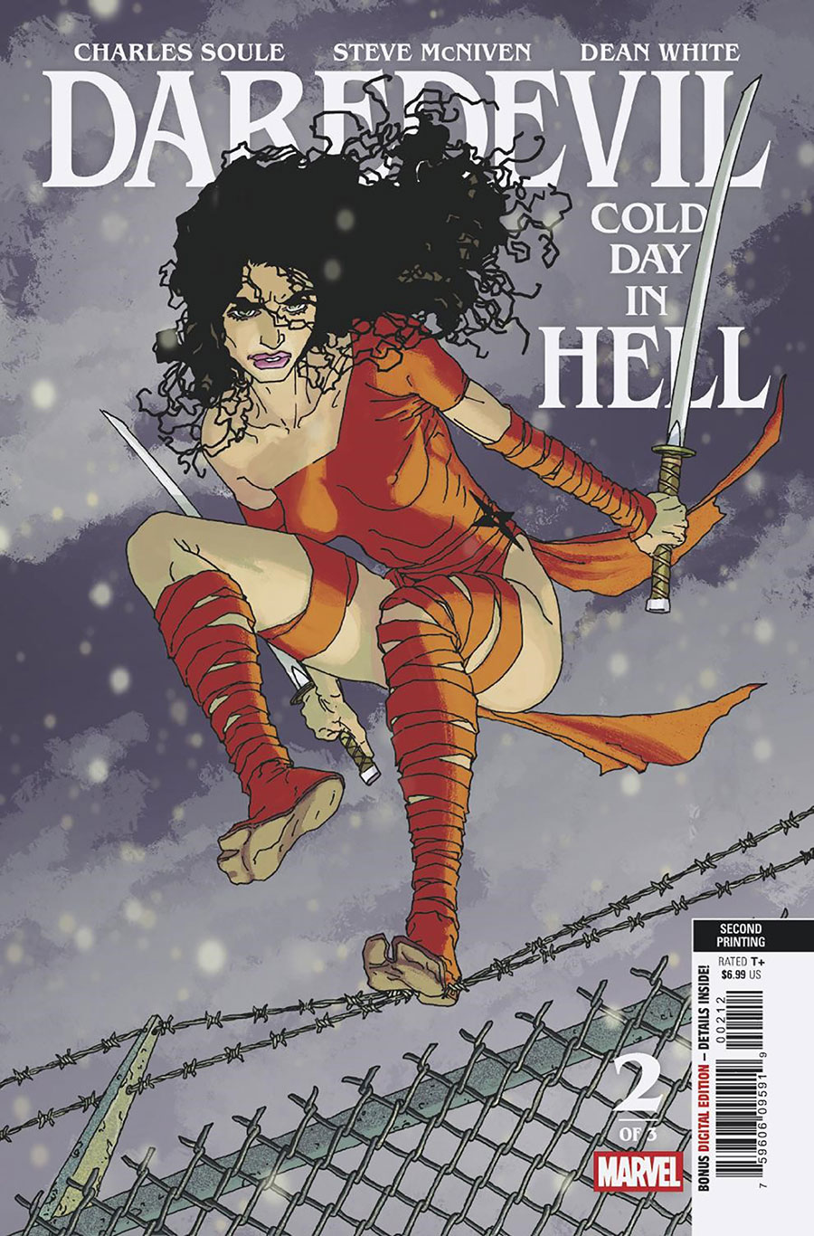 Daredevil Cold Day In Hell #2 Cover G 2nd Ptg Steve McNiven Variant Cover