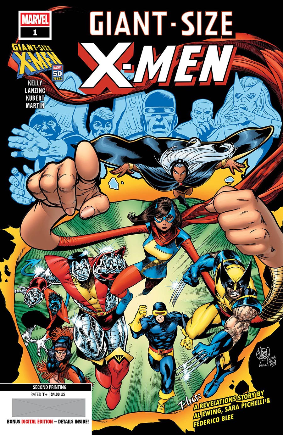 Giant-Size X-Men (2025) #1 Cover I 2nd Ptg Adam Kubert Variant Cover (Giant-Size X-Men 50th Anniversary Part 1)