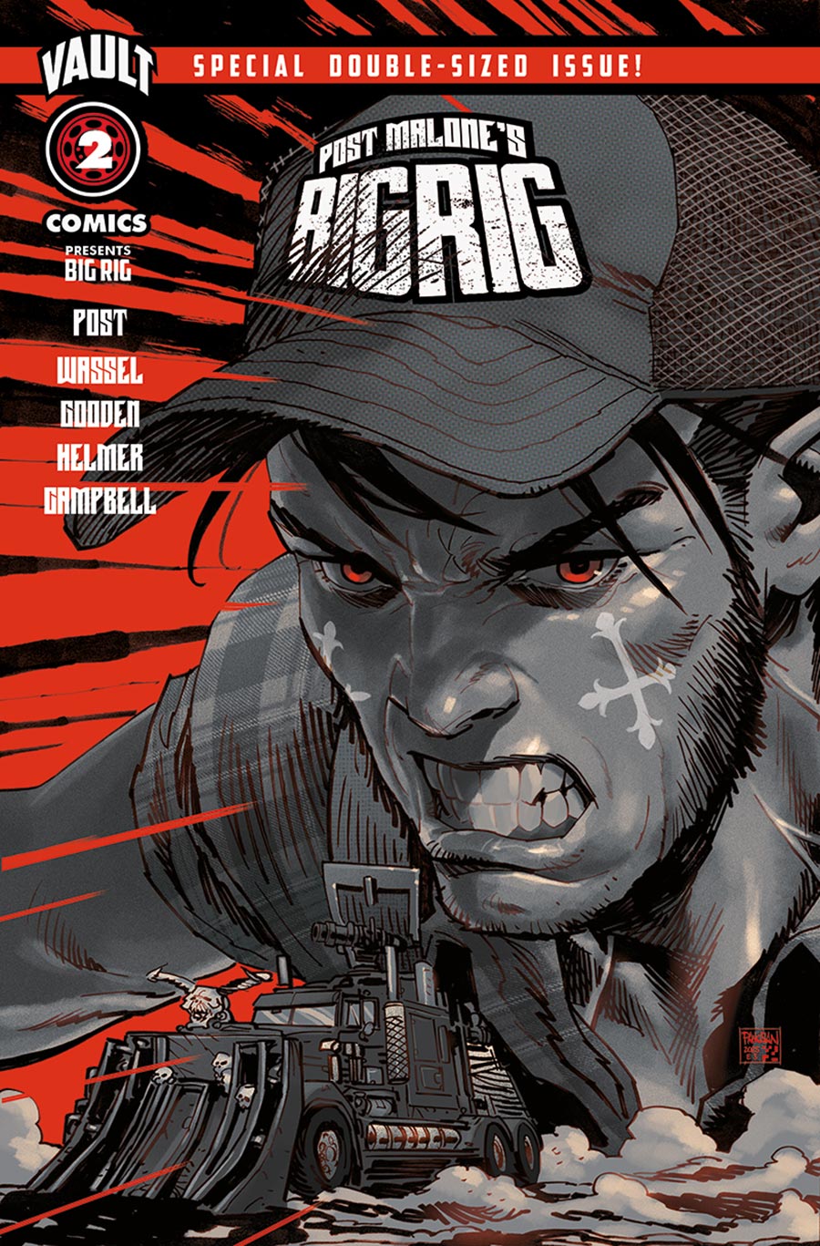 Post Malones Big Rig #2 Cover G Incentive Dan Panosian Variant Cover