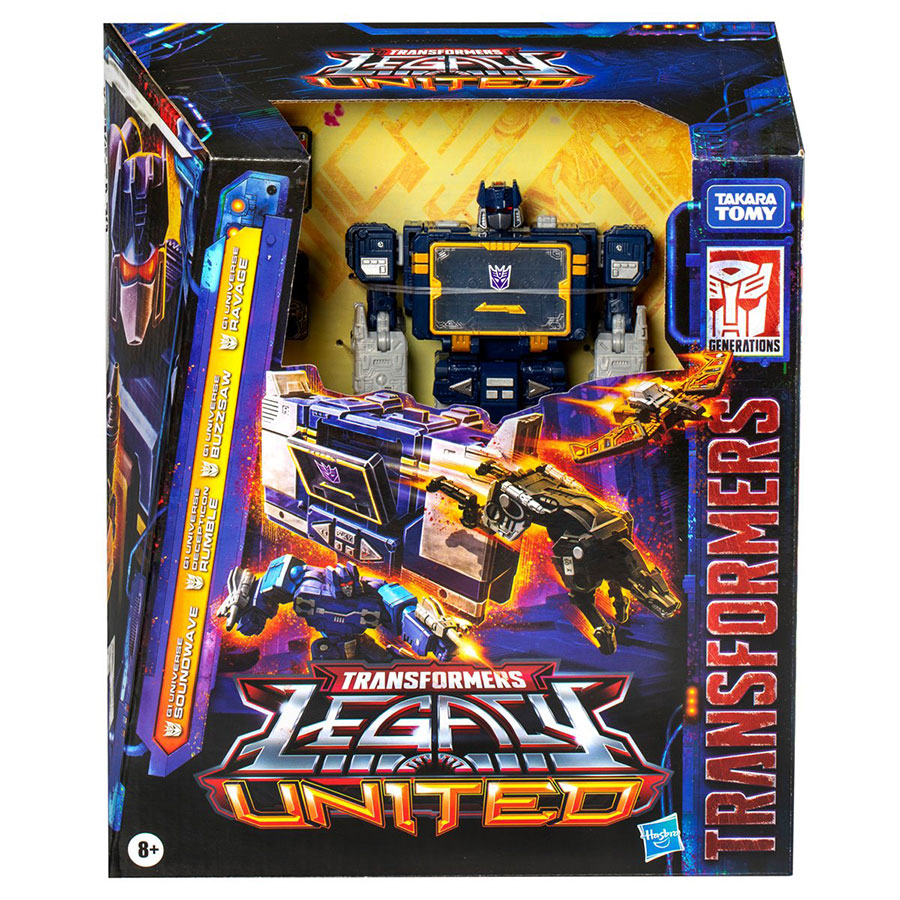 Transformers Generations Legacy United Leader G1 Soundwave Action Figure