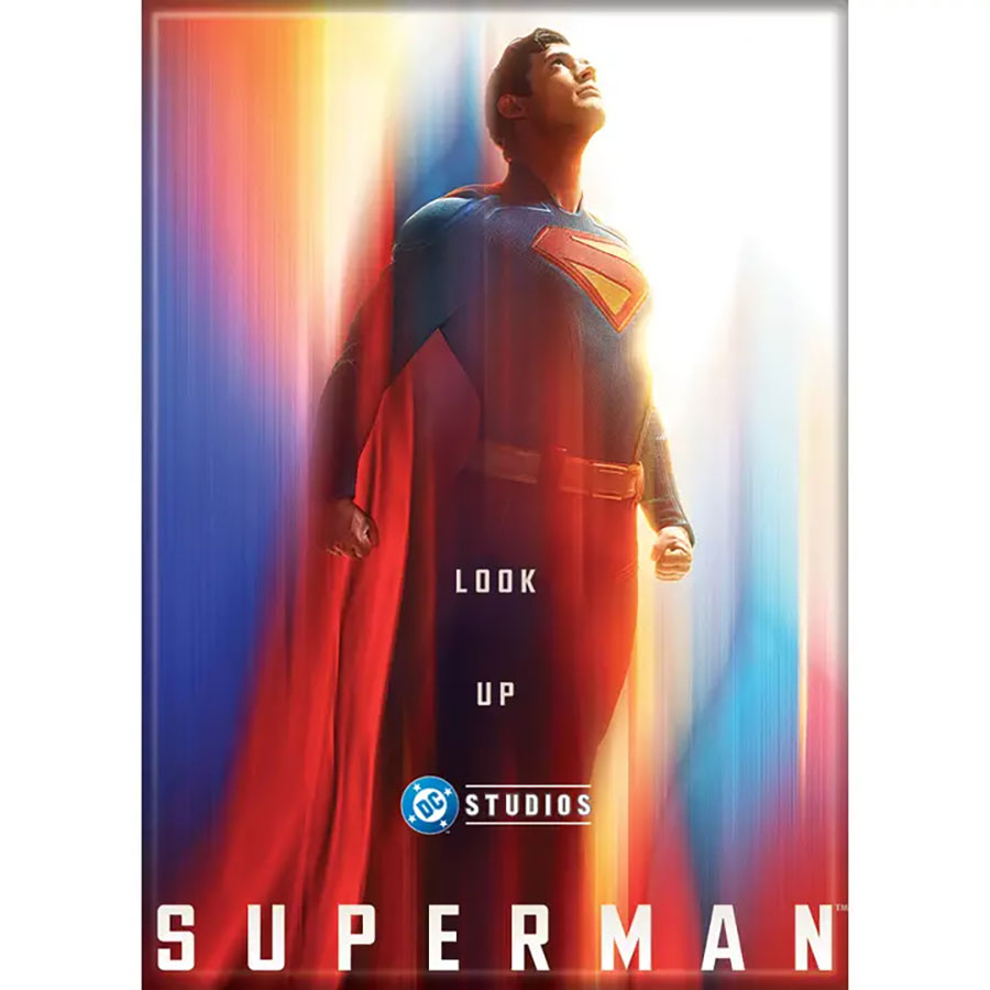 DC Comics 2.5x3.5-Inch Magnet Superman 2025 Look Up Movie Poster (74965DC)