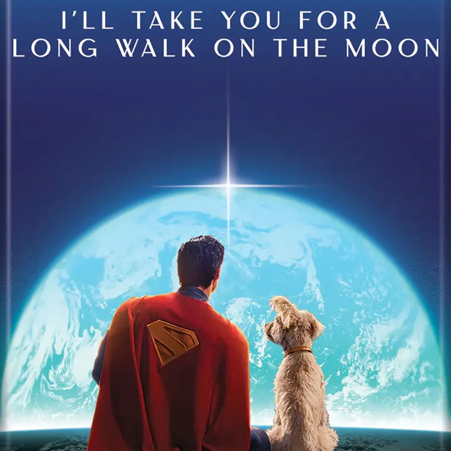 DC Comics 2.5x3.5-Inch Magnet Superman 2025 Walk On The Moon Movie Poster (74968DC)
