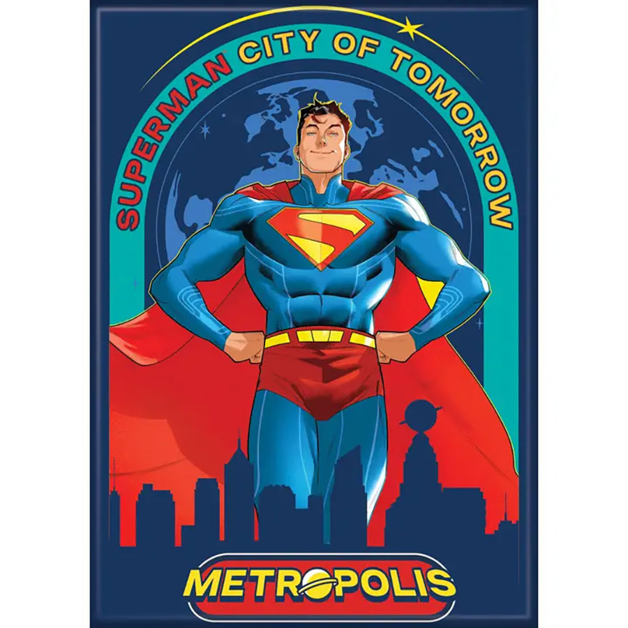 DC Comics 2.5x3.5-Inch Magnet Superman 2025 City Of Tomorrow (74971DC)