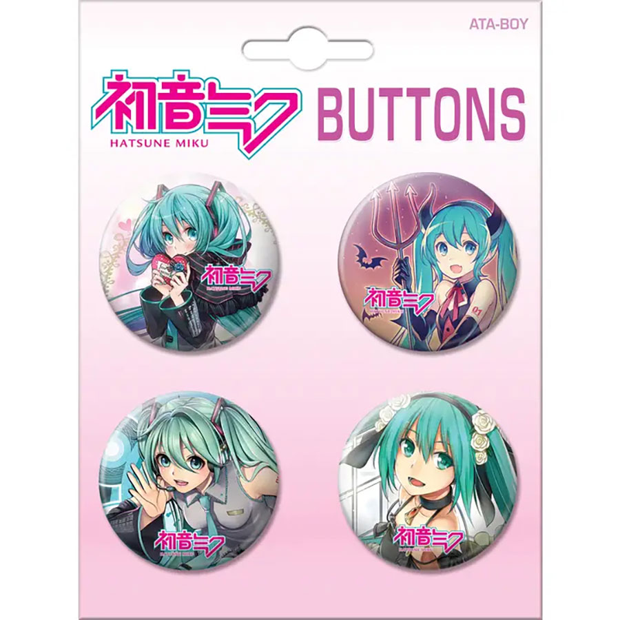 Hatsune Miku 4-Button Set #2 (88596BT4)