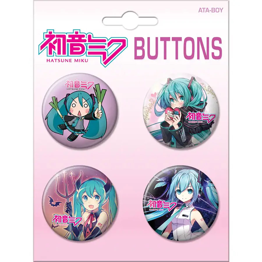Hatsune Miku 4-Button Set #3 (89564BT4)
