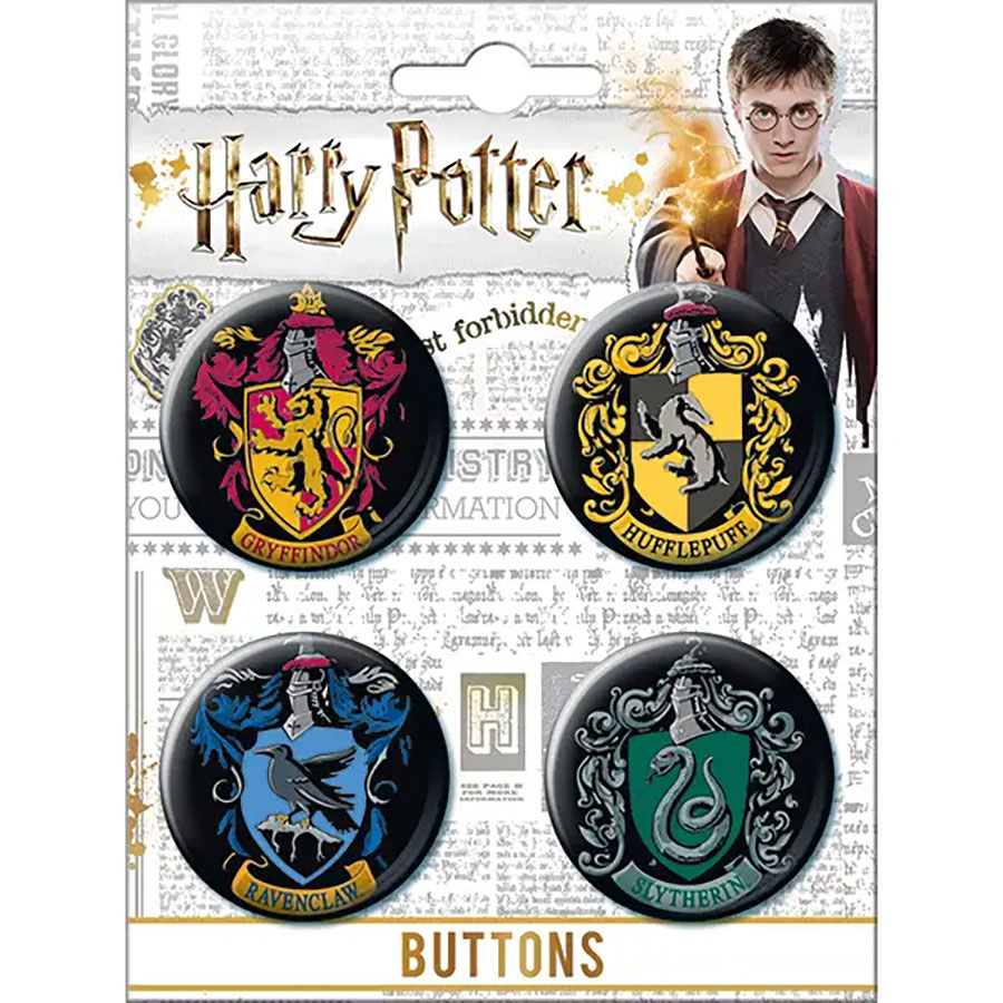 Harry Potter 4-Button Set #1 (82694BT4)