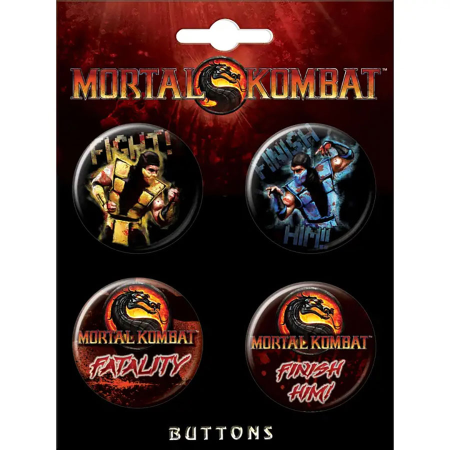 Mortal Kombat Classic 4-Button Set #1 (81645BT4)